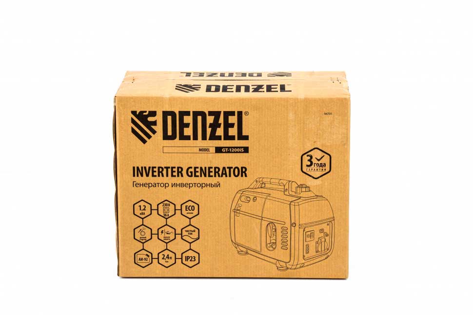 Генератор 1200iS GT инвертор. Denzel
