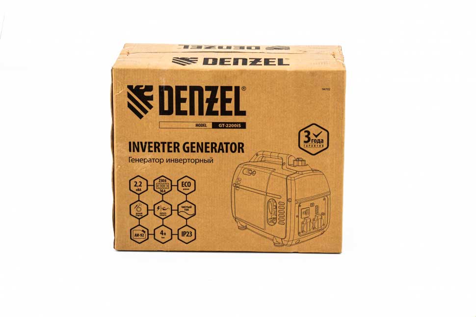 Генератор 2200iS GT инвертор. Denzel