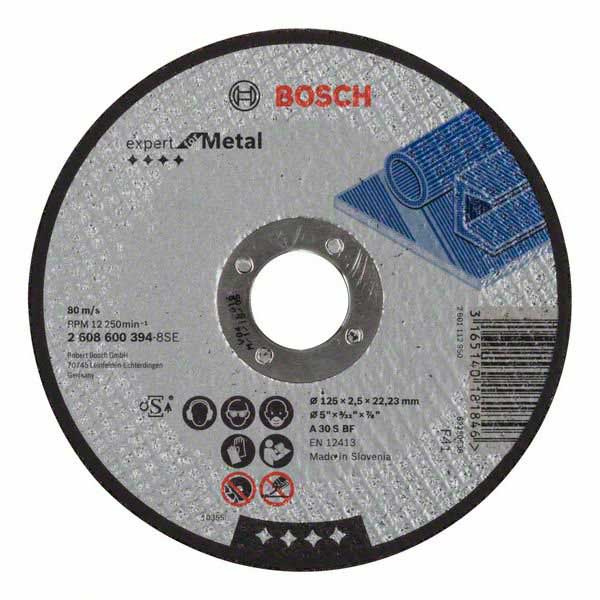 Диск отрез 125х22,2х2,5 Bosch