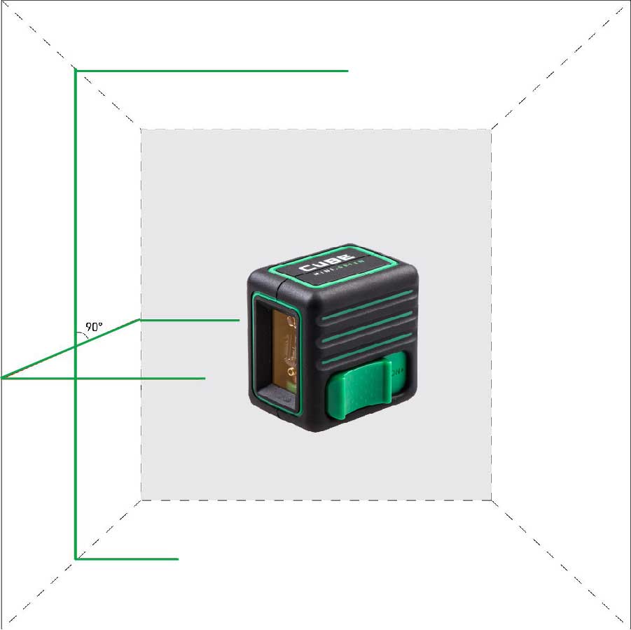 Уровень лазерный Cube MINI Green Home Edition ADA