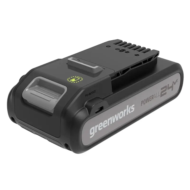 Аккумулятор GreenWorks 24V. 4,0Ah с двумя USB-C разъемами